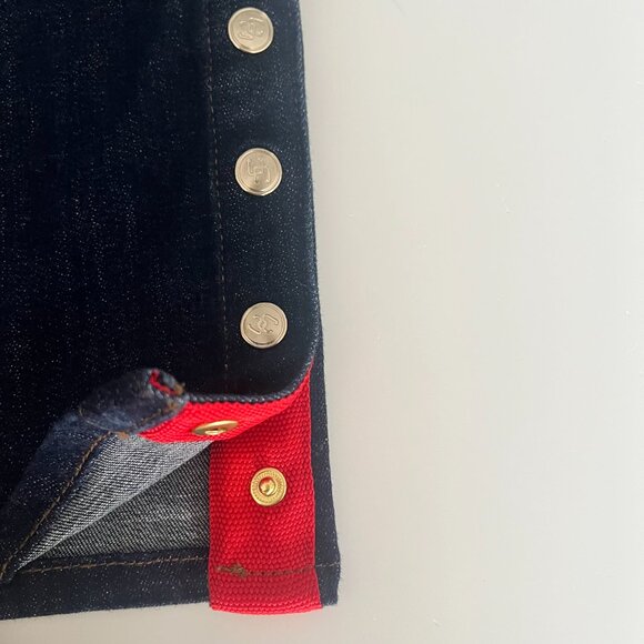 Chicos So Slimming Girlfriend Slim Leg Ankle Jeans Size 1.5 Womens 10 Dark Wash - Picture 6 of 6